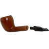 Royal Stubby Nose Warmer Smooth Oval Shank Briar Pipe