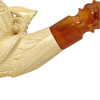 Premium Baglan Claw Carved Meerschaum Pipe