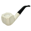 Special Paneled Smooth Antiqued Meerschaum Pipe