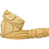 Deluxe Master Carver Mesut Signed Bear Meerschaum Pipe