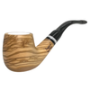 Meerschaum Lined Smooth Sitter Olive Wood Pipe