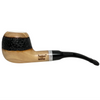 Meerschaum Lined Rustic Band Olive Wood Pipe