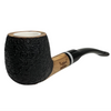 Meerschaum Lined Bent Stem Olive Wood Pipe