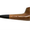 African Wood Stubby Oval Shank Meerschaum-Lined Pipe