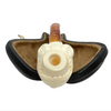 Hand-Carved Dragon Head Meerschaum Cigarette Holder