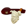 Deluxe Cevher Signed Viking Knurl Meerschaum Pipe