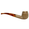 Pre-colored Round 3D Lattice Meerschaum Pipe