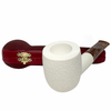 Special Rusticated Meerschaum Pipe with Straight Stem