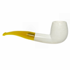 Special Rusticated Meerschaum Pipe with Yellow Stem