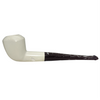 Smooth Rounded Panel Straight Meerschaum Pipe