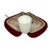 Smooth Rounded Panel Straight Meerschaum Pipe