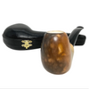 Pre-colored Smooth Sitting Volcano Meerschaum Pipe