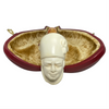 Signed Cevher Napoleon Portrait Knurl Meerschaum Pipe
