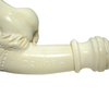 Cevher Old Man Smoking Knurl Meerschaum Pipe