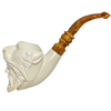 Special Double-Headed Tiger Bearded Man Meerschaum Pipe