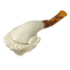 Special Double-Headed Tiger Bearded Man Meerschaum Pipe