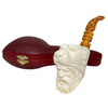 Special Double-Headed Tiger Bearded Man Meerschaum Pipe