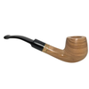 Smooth 9mm Saddle Stem Italian Olive Wood Pipe