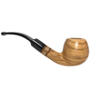 Glossy Smooth Apple 9mm Italian Olive Wood Pipe