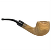 Glossy 9mm Saddle Stem Italian Olive Wood Pipe