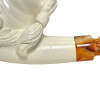 Special Signed Cevher Man Smoking Meerschaum Pipe