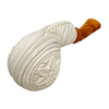 Special Embossed Floral Apple Meerschaum Pipe