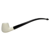 Smooth Brandy Churchwarden Meerschaum Pipe