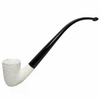 Rusticated Dublin Churchwarden Meerschaum Pipe