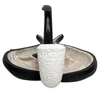 Rusticated Dublin Churchwarden Meerschaum Pipe