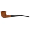 Small Italian Briar Glossy Billiard Churchwarden Pipe