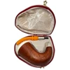 Calabash Meerschaum Pipe with Sterling Silver Mount