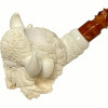 Baglan Master Carver Buffalo Meerschaum Pipe