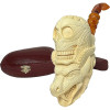 Baglan Double-Headed Skull and Dragon Meerschaum Pipe