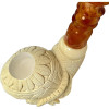 Baglan Double-Headed Skull and Dragon Meerschaum Pipe