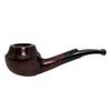 Small Rhodesian Brown-Stained Italian Briar Pipe