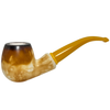 Special Pre-Colored (Calcined) Smooth Apple Meerschaum Pipe