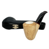 Pre-colored Dublin Rusticated Meerschaum Pipe