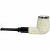 Special Yusuf Straight Meerschaum Pipe with Sterling Silver Rim
