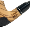 Meerschaum-Lined Dapper Olive Wood Pipe with Black Band