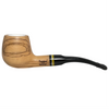 Meerschaum-Lined Smooth Dapper Olive Wood Pipe