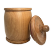 12-Pipe Wooden Round Rack with Jar