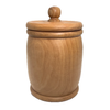 12-Pipe Wooden Round Rack with Jar