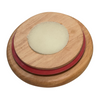 12-Pipe Wooden Round Rack with Jar