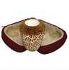 Deluxe 9mm Geometric Carved Dublin Meerschaum Pipe
