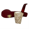 Deluxe 9mm Tree Trunk Poker Meerschaum Pipe