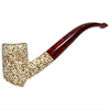 Deluxe 9mm Tree Trunk Poker Meerschaum Pipe