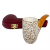 Deluxe 9mm Tree Trunk Chimney Meerschaum Pipe
