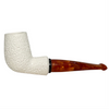Deluxe 9mm Rusticated Nosewarmer Meerschaum Pipe