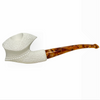 Deluxe 9mm Freehand Lattice Meerschaum Pipe
