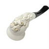 Hand-Carved Scroll Meerschaum Calabash Pipe